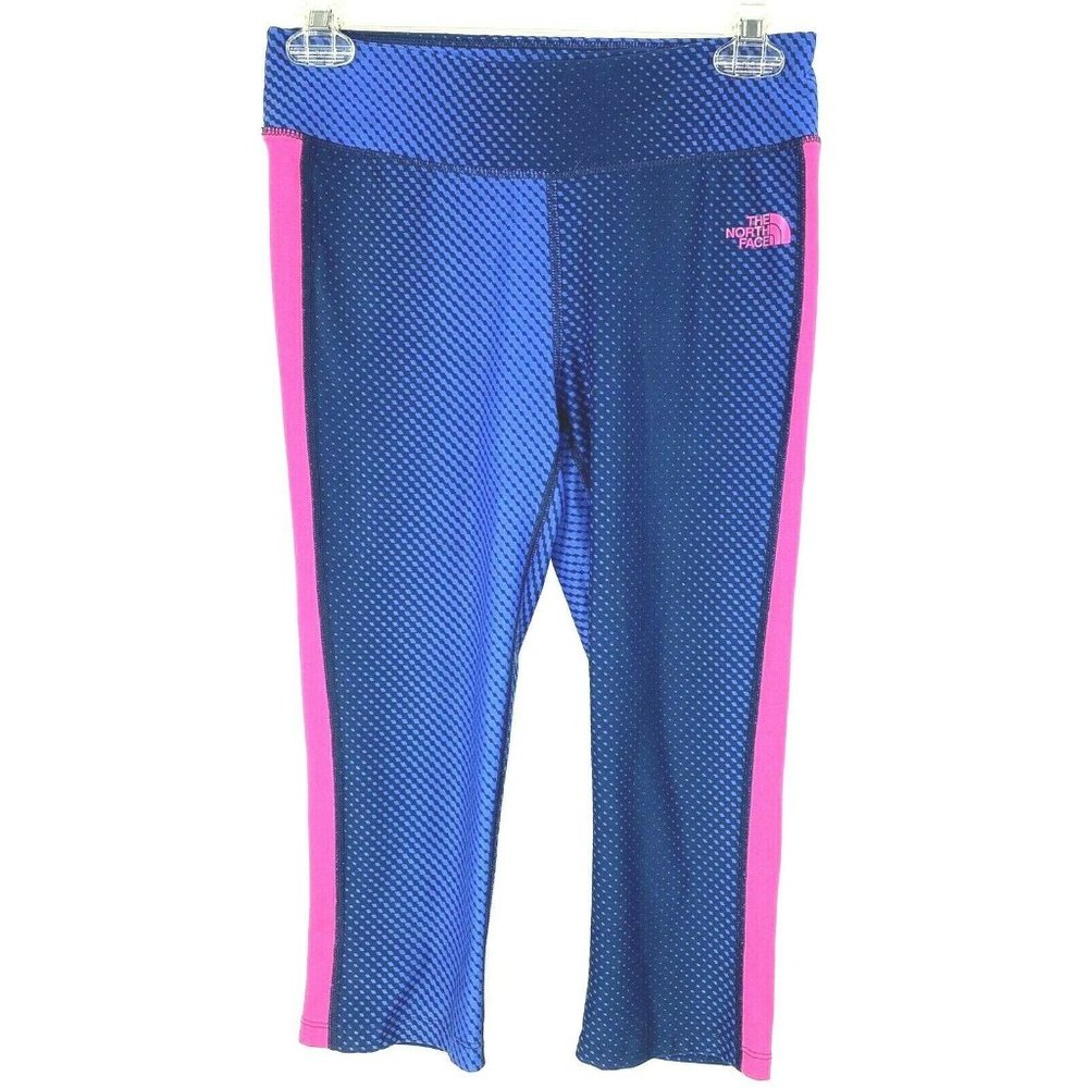 The North Face Womens Leggings‎ Size Small Blue Crop Mid Rise Workout Athleisure
